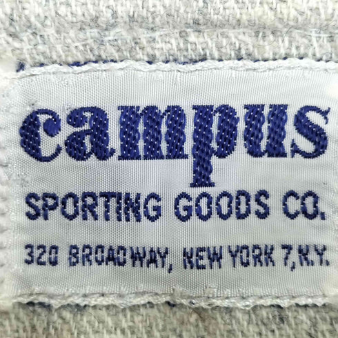 キャンパス CAMPUS VINTAGE ヴィンテージ Dodge Davis ウール ベースボールシャツ フェルト ナス紺 メンズ