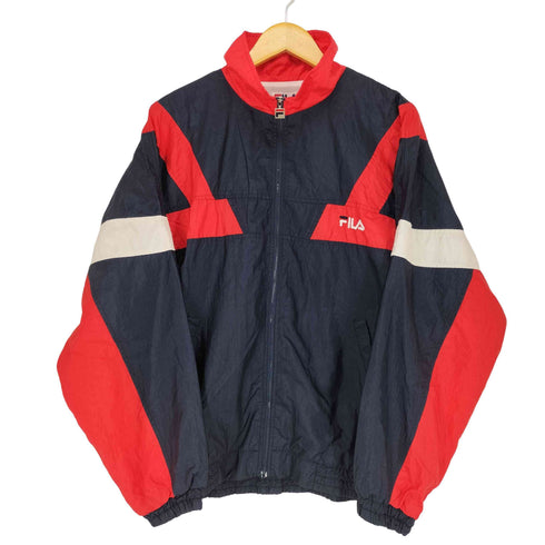 フィラ FILA 80~90S ナイロントラックジャケット メンズ JPN:XL