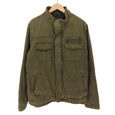 リーバイス Levis 後染め 裏地キルティング ミリタリー ジャケット メンズ import:L