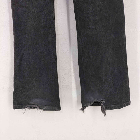 リーバイス Levis 00年 USA製 517 後染め ブラック ブーツカットパンツ メンズ S