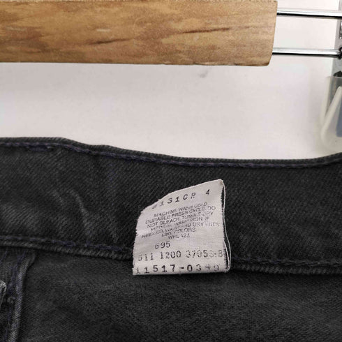リーバイス Levis 00年 USA製 517 後染め ブラック ブーツカットパンツ メンズ S