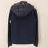 ブラックレーベルクレストブリッジ BLACK LABEL CRESTBRIDGE ロゴ刺繍ニット切替フーデッドダウンジャケット ノバチェック メンズ JPN:M