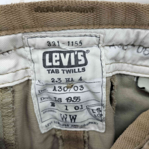 リーバイス Levis サイドジップ ミリタリーカーゴパンツ メンズ W31 L32
