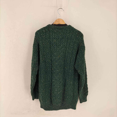 キャレイグドン Carraig Donn アイルランド製 ネップ アランニット メンズ import:L