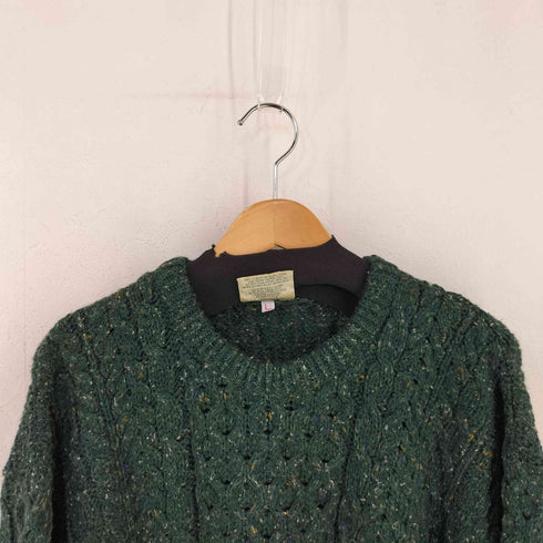キャレイグドン Carraig Donn アイルランド製 ネップ アランニット メンズ import:L
