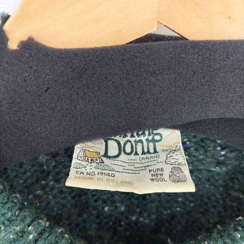 キャレイグドン Carraig Donn アイルランド製 ネップ アランニット メンズ import:L