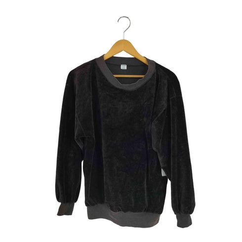 USA製 ベロア クルーネックスウェット メンズ import:M