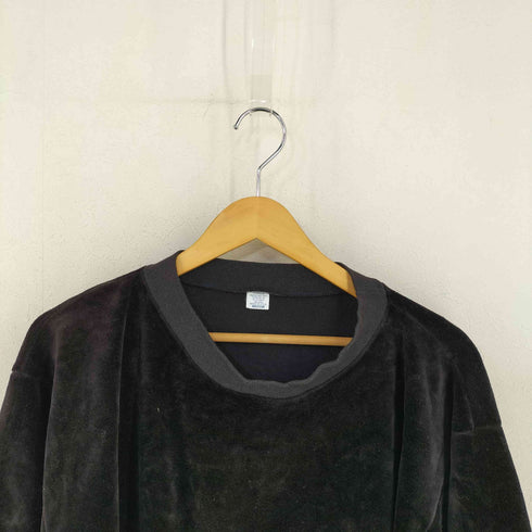 USA製 ベロア クルーネックスウェット メンズ import:M