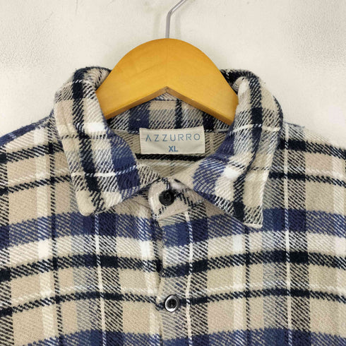 AZZURRO CHECK SHIRT メンズ JPN:XL