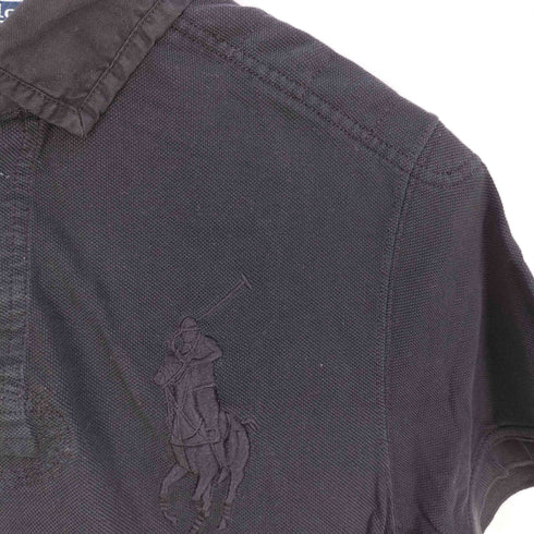 ポロバイラルフローレン Polo by RALPH LAUREN CUSTOM FIT ポニー刺繍 ビッグポニー 鹿の子ポロシャツ メンズ import:S