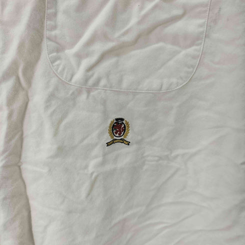 トミーヒルフィガー TOMMY HILFIGER エンブレム刺繍ワンポケットL/Sボタンダウンシャツ メンズ JPN:XL
