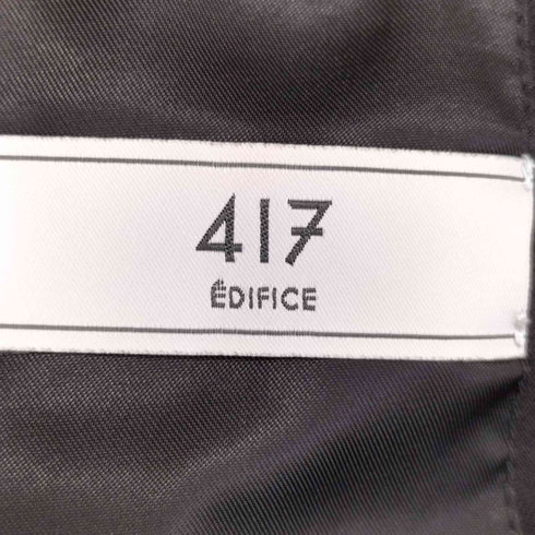 フォーワンセブンバイエディフィス 417 by EDIFICE 2Bテーラードジャケット スラックスパンツ ドライツイルセットアップ メンズ M