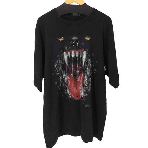 Rock Chang 両面プリントS/S 3DTシャツ 熊 メンズ JPN:XXL