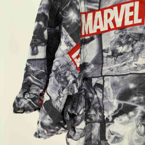 MARVEL 総柄S/Sシャツ メンズ LL