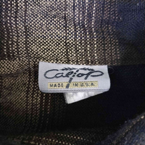 キャルトップ CALTOP USA製 オンブレチェックシャツ メンズ