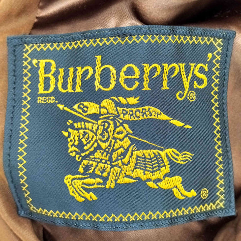 バーバリーズ BURBERRYS 90S 金タグ 中綿 コート Bロゴ刺繍 レディース JPN:5号