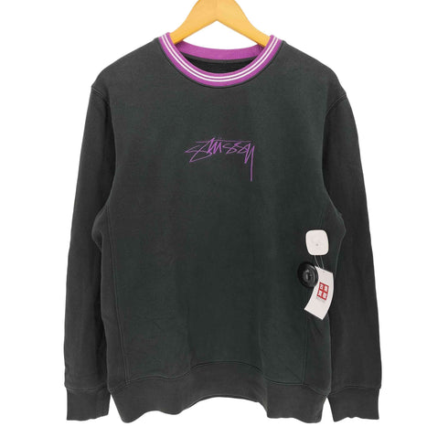 ステューシー Stussy CONTRAST COLLAR CREW メンズ import:M