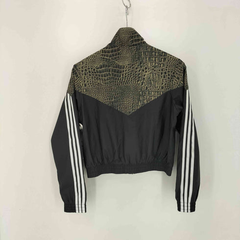 アディダスオリジナルス adidas Originals パイソンプリント切替 トレフォイルロゴ刺繍 トラックジャケット レディース JPN:L