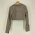 ザラ ZARA 千鳥格子 クロップド シャツ ジャケット レディース import:M