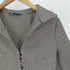 ザラ ZARA 千鳥格子 クロップド シャツ ジャケット レディース import:M