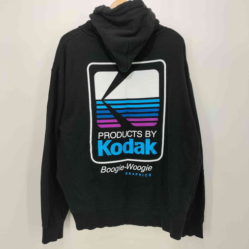 Boogie-Woogie グラフィックバックプリント プルオーバーパーカー メンズ X-LARGE