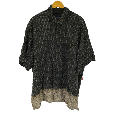 ピューリタン PURITAN 総柄 レーヨンシャツ メンズ 3XL