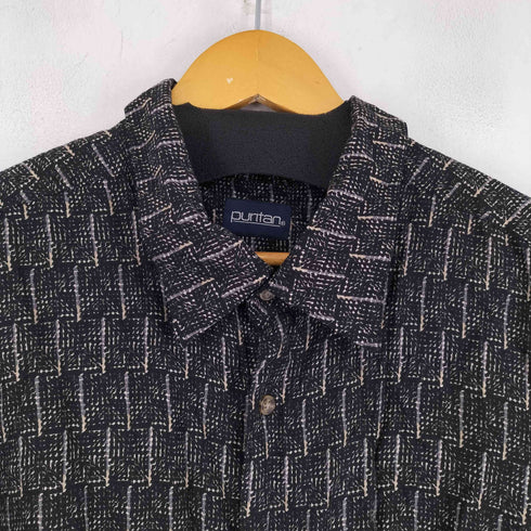 ピューリタン PURITAN 総柄 レーヨンシャツ メンズ 3XL