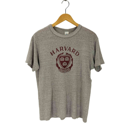 チャンピオン Champion USA製 80s トリコタグ HARVARD プリントTシャツ メンズ JPN:L