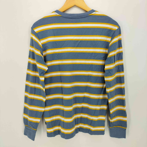 ハフ HUF センターロゴ 刺繍 ボーダー L/S Tシャツ メンズ JPN:S