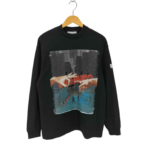 elephant TRIBAL fabrics グラフィック ロングスリーブTシャツ メンズ JPN:M