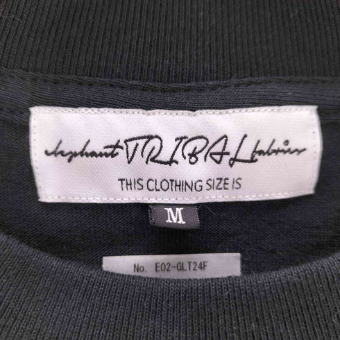 elephant TRIBAL fabrics グラフィック ロングスリーブTシャツ メンズ JPN:M