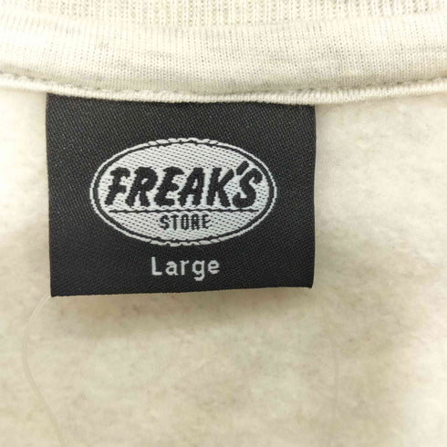 フリークスストア FREAKS STORE 裏起毛 チームロゴプリント ロングスリーブクルーネックスウェット メンズ Large