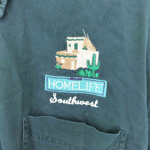 ポートオーソリティ Port Authority 90S 刺繍 L/S BDシャツ メンズ JPN:L