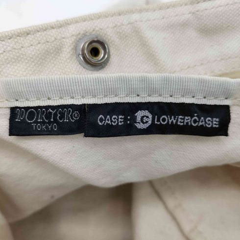 ポーター PORTER ロゴプリント キャンバストートバッグ メンズ