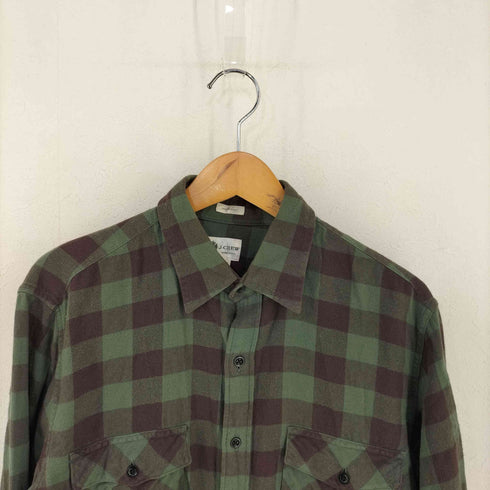 ジェイクルー J.CREW TAILORED FIT フラップポケット チェックシャツ レディース JPN:M