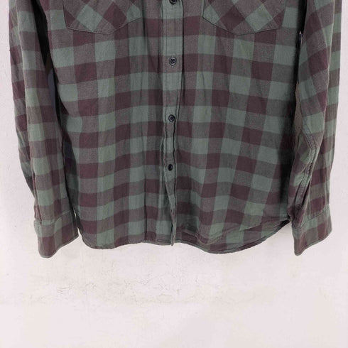 ジェイクルー J.CREW TAILORED FIT フラップポケット チェックシャツ レディース JPN:M