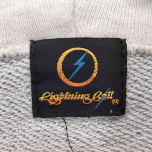LIGHTNING BOLT 刺繍ロゴ ジップアップパーカー メンズ S