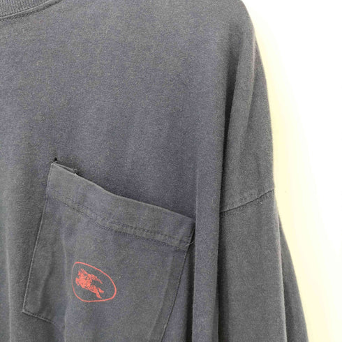 バーバリーズ BURBERRYS MADE IN USA ロゴプリント ポケットL/S TEE メンズ import:L