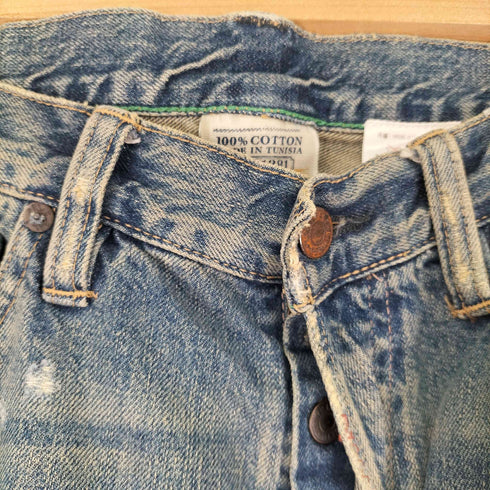 ポロラルフローレン POLO RALPH LAUREN パッチワーク加工 デニムパンツ メンズ 31×30