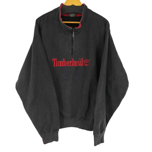 ティンバーランド Timberland 刺繍 ハーフジップスウェット メンズ JPN:XXL