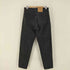 リーバイス Levis MADE IN USA 550 95年製 ボタン裏575 オレンジタブ 後染め ブラックデニムパンツ メンズ 34×32