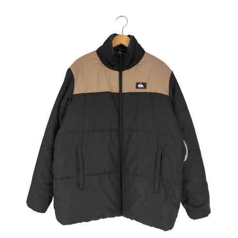 クイックシルバー Quiksilver バイカラー 切替 中綿ジャケット メンズ JPN:XL
