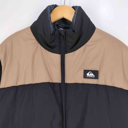クイックシルバー Quiksilver バイカラー 切替 中綿ジャケット メンズ JPN:XL