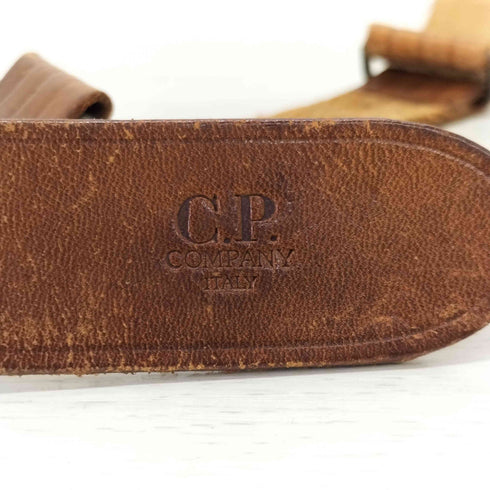 シーピーカンパニー C.P.COMPANY デザインレザーベルト メンズ