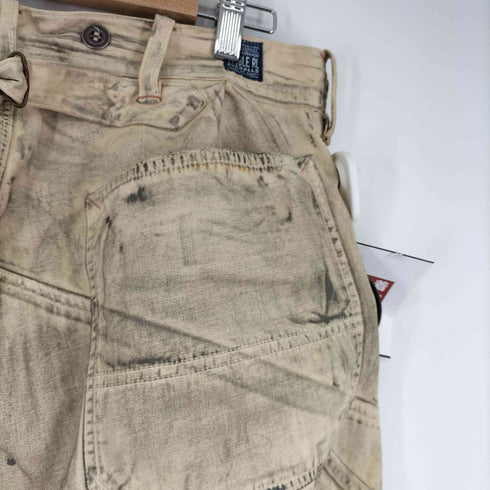 ダブルアールエルラルフローレン RRL RALPH LAUREN MADE IN USA ヴィンテージ加工 ダブルニー ペインターパンツ メンズ 32