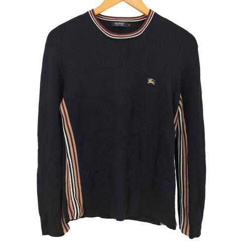 バーバリーブラックレーベル BURBERRY BLACK LABEL サイドラインニット メンズ 2