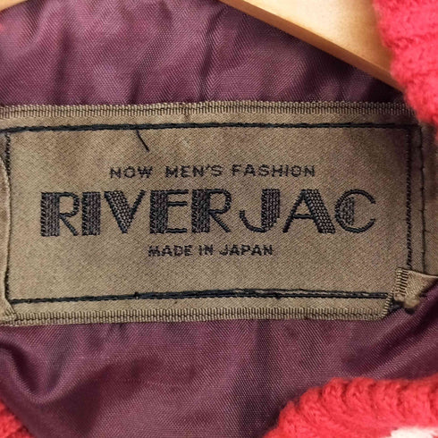 RIVER JAC ワッペン付き ウール 切替 スタジャン メンズ