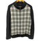 バーバリーブラックレーベル BURBERRY BLACK LABEL チェック柄切替ニットジャケット メンズ 3