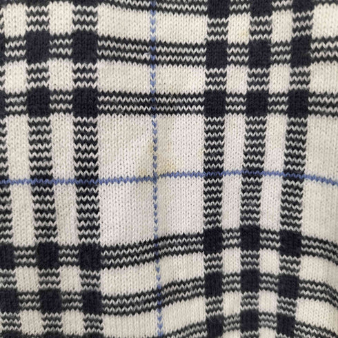 バーバリーブラックレーベル BURBERRY BLACK LABEL チェック柄切替ニットジャケット メンズ 3