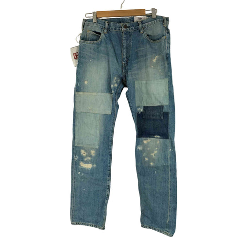 ニッチ niche. パッチワーク デニムパンツ メンズ JPN:L